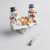 1pcs Snowman Campfire Flickering Night Light Christmas Santa Claus Plug In Night Light  Christmas Decoration for Boys/Girls