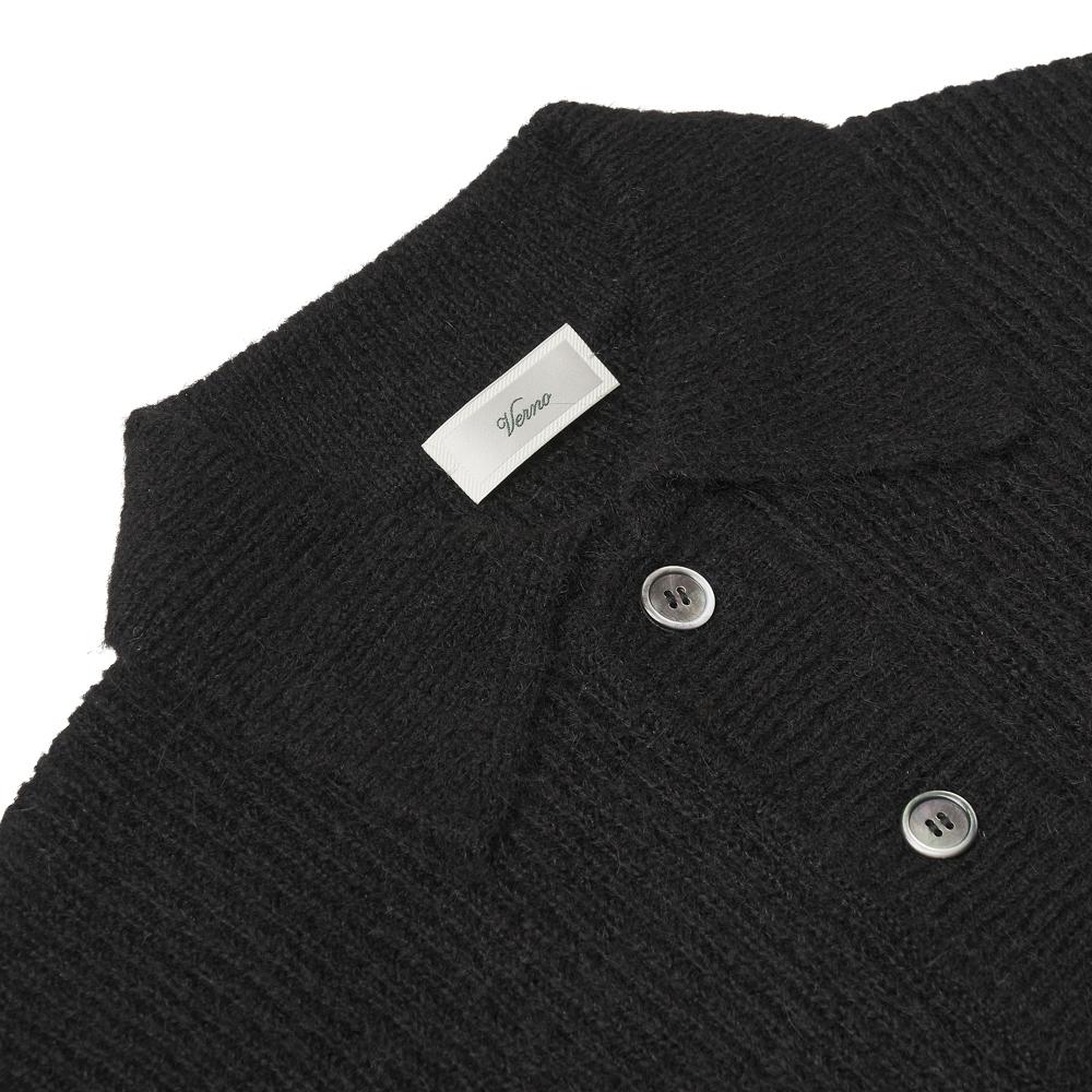 VERNO [Casual] Alpaca Collar Knit Black