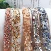 Hot Fix Rhinestone Ironing Chain DIY Clothing Shoes Bag Ironing Sewing Jewelry Accessories Gemstone Trim Belt Diamond Glue 1Yard