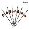 Halloween Straws, Party Decorations, 24pcs, Skeleton Spiders, Water Cup Beverage Decorations, Disposable Straws
