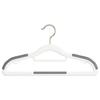 Non-slip Non-trace Plastic Double-position Coat Hanger for Household Use