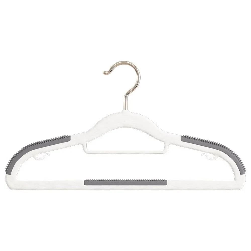 Non-slip Non-trace Plastic Double-position Coat Hanger for Household Use