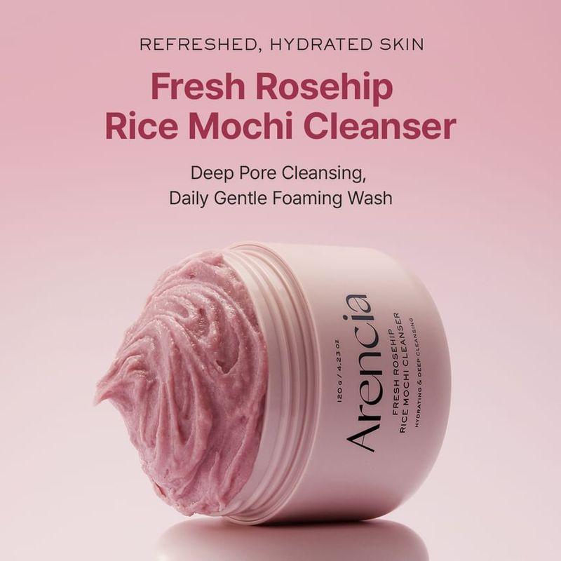arencia Fresh Rosehip Rice Mochi Cleanser