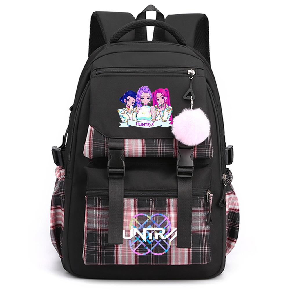 Anime Cute Cartoon K-Pop Printed Large Capacity Backpack for Teenger Student Girl Boy Schoolbag Bookbag Kid Gift Women Waterproof Travel Bag Mochila