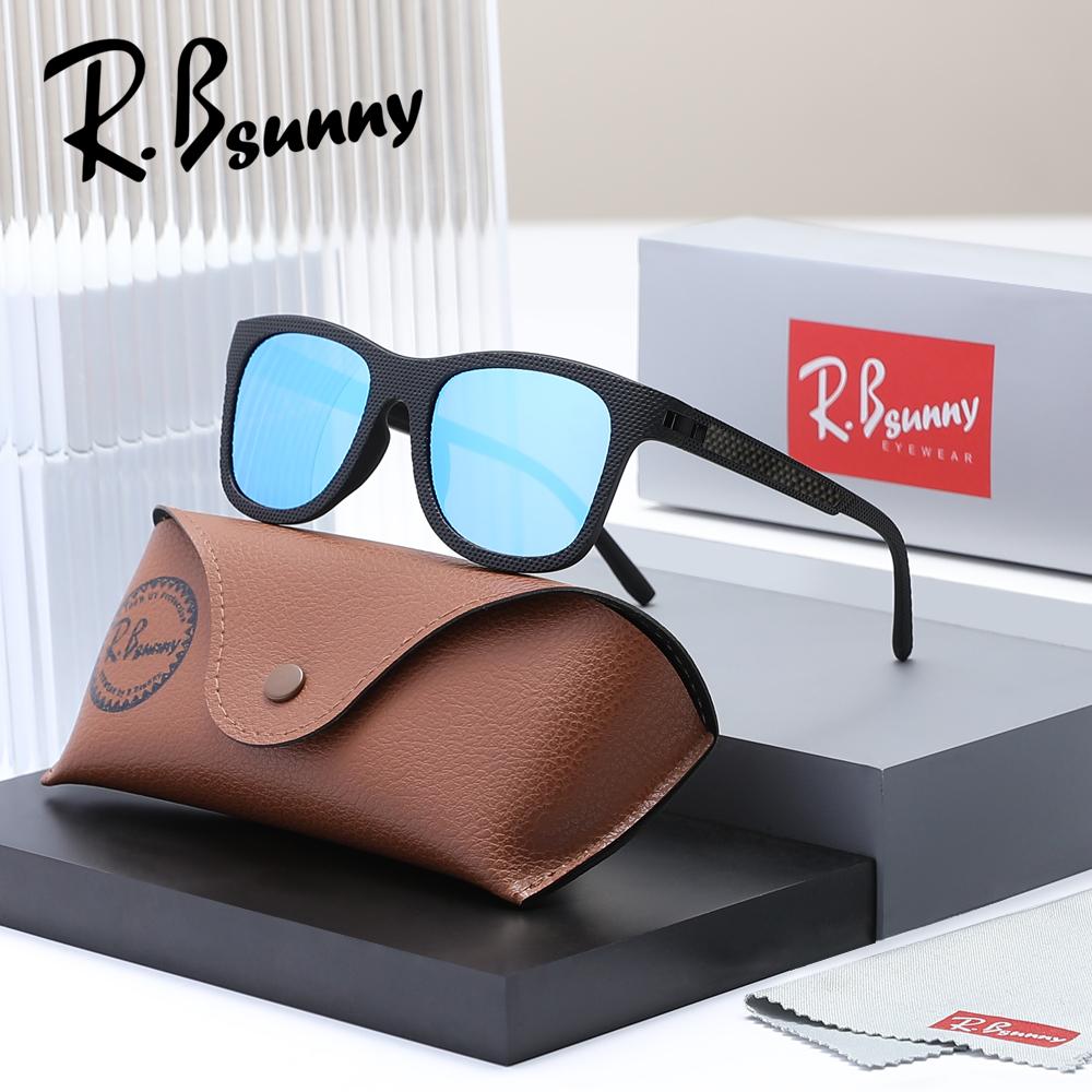R.Bsunny Fashion Trendy Polarized Sunglasses Men Women Unisex UV400 Glasses Outdoor Casual Anti-Glare Eyewear красный