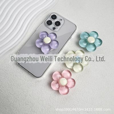 Candy-Colored Flower Phone Stand - Adjustable & Portable Holder