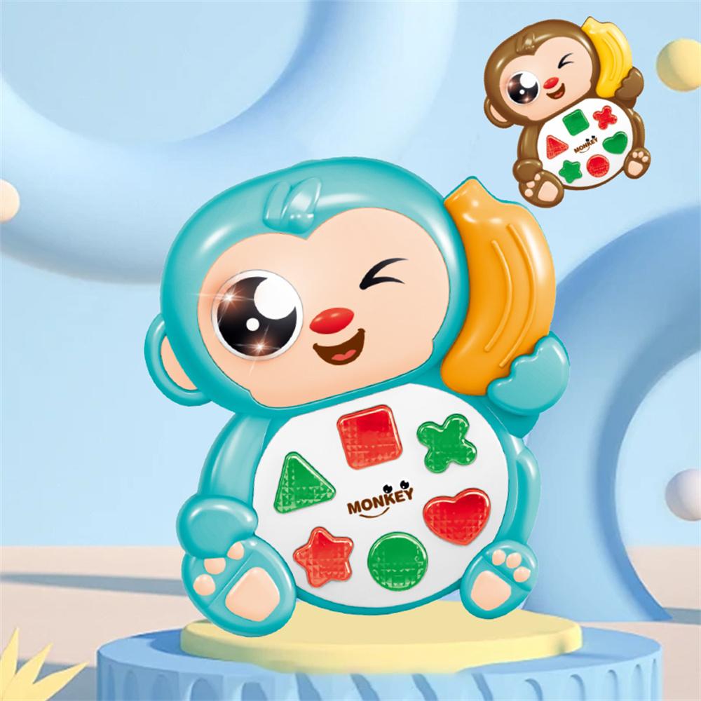 Cartoon Animal Music Toy Musical Light Electronic Keyboard Baby Soothing Cognitive Educational Piano Toy B