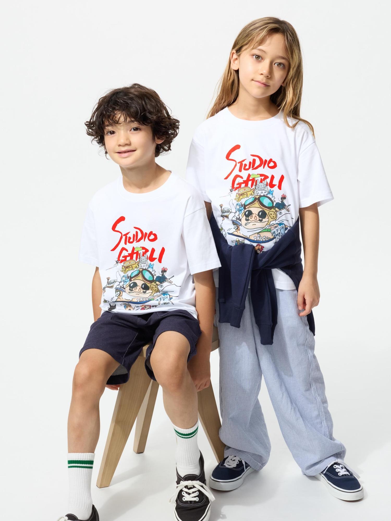 

Uniqlo Детская графическая футболка STudio Ghibli UT с коротким рукавом F