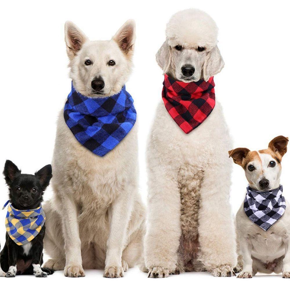 Cotton Adjustable Neckerchief Bow Ties Grooming Accessories Puppy  Collar Cat  Kerchief Dog Bandana Triangle Scarf Pet Supplies