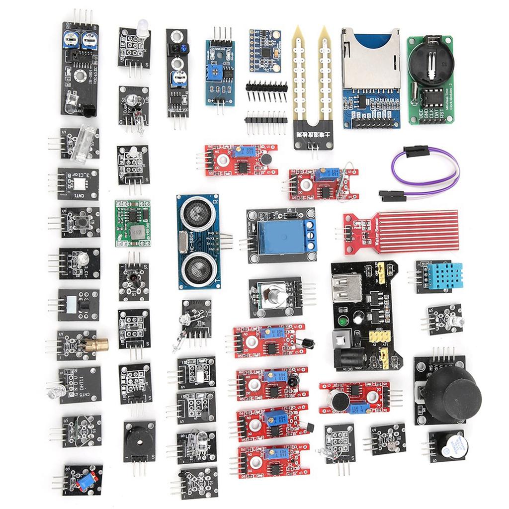 45-teiliges Set Sensormodule Starter Kit Professionelle DIYs Aktualisiertes Entwicklungs-Sensorboard-Set
