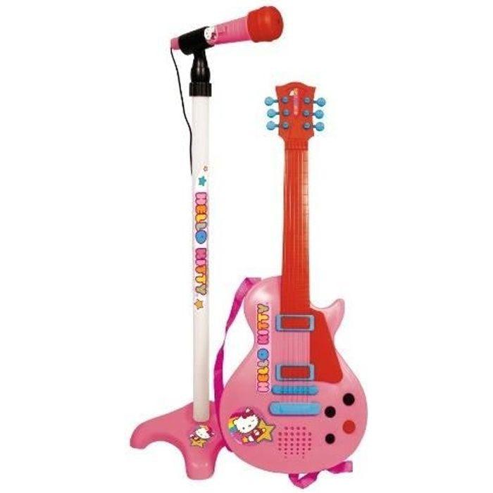 Guitare et microphone Hello Kitty - REIG - 1509 - Marchandise officielle - Enfant
