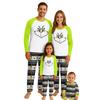 Print Cute Family Set Pajamas, Home Clothes, Family Set Long Sleeve Top Pants Set