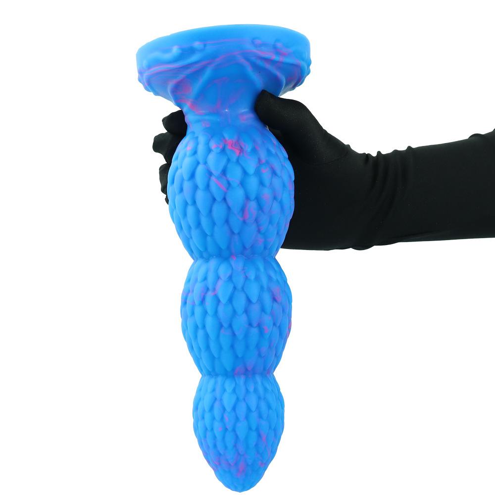 Oversized Alien Silicone Anal Plug - Extra Thick Large Dildo for Men Women, BDSM Backdoor Stretching Adult Sex Toy