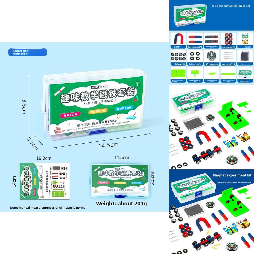 Diy Magnet Science Kit For Kids Physics Learning Fun Educational Toy Material Pack