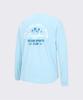 Leijibi Airfresh String Top Oversized M Long Sleeve Rash Guard Sky Blue