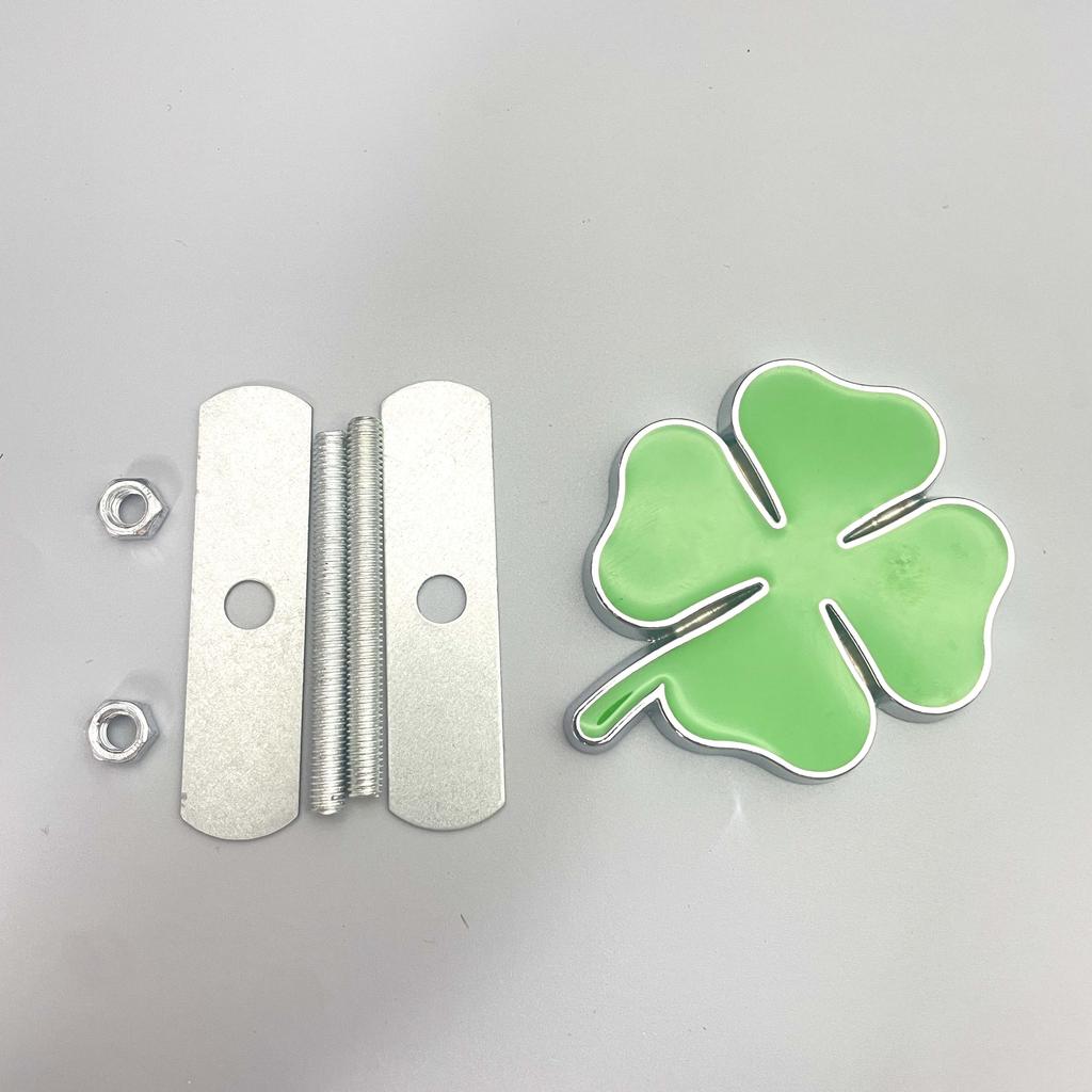 Clover Emblem Car Logo-Suitable For Giulia Stelvio Alfa Romeo Giulia Stelvio Junior Tonale Front Hood Grill Badge Emblem Car Body/Car Windows Sticker