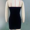 GMXIA Dress Summer Sexy Elegant Wind Package Hip Dress Sleeveless Strapless Slim Short Dresses