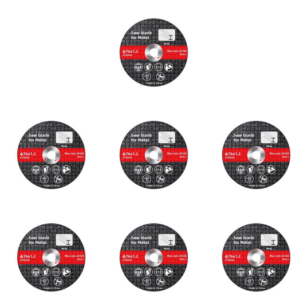 1-10pcs 76mm Metal Cutting Disc Anngle Grinder Grinding Wheels for Stainless Steel Cut Off Wheel Reinforced Resin Cutting Blade