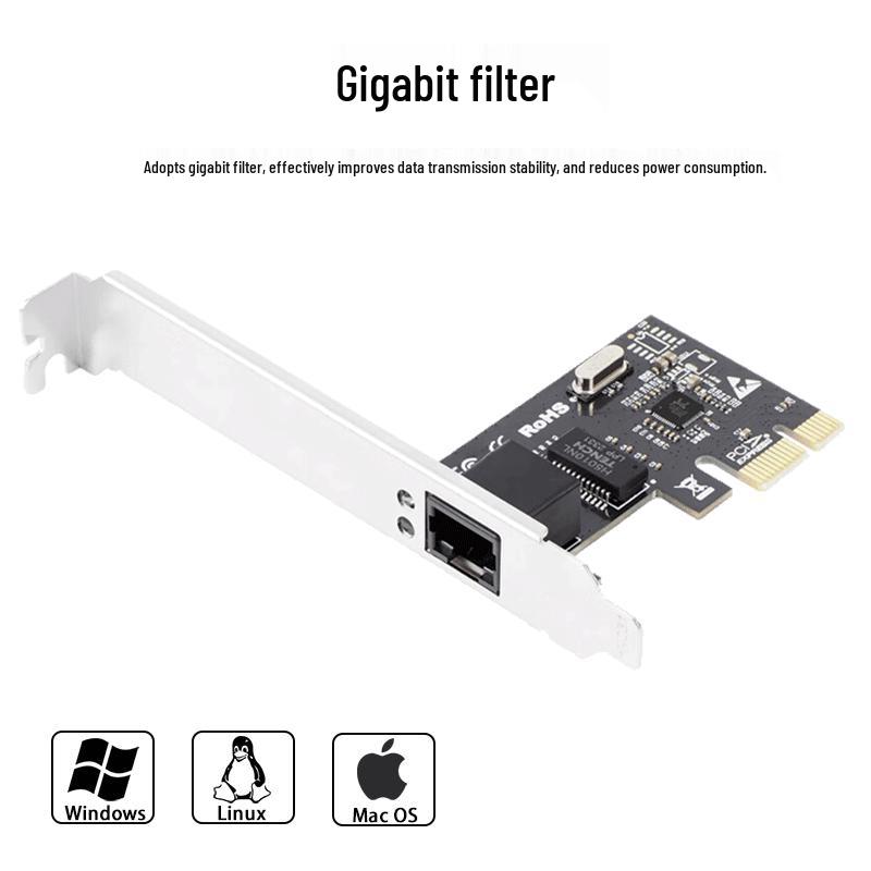 PERCKO PCI-E Gigabit Ethernet Netzwerkkarte