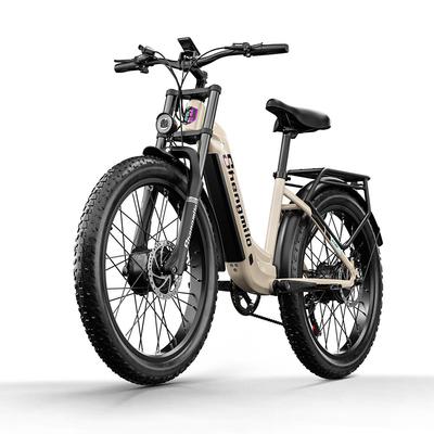 Shengmilo S700 Hight-End Electric Bike 2000W Dual Motor 48V17.5Ah Battery 26 Inch Off-Road Tire Electric Bike With TwoSeat For Adult
