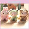 Lovely Pig Plush Keychain Doll Cute Animal Toy For Kids Adorable Charm Bag