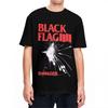 2025 Black Flag Damaged TShirts Men Women Casual Pure Cotton Tee Shirt Round Neck Short Sleeve T Shirts New Arrival Clothes