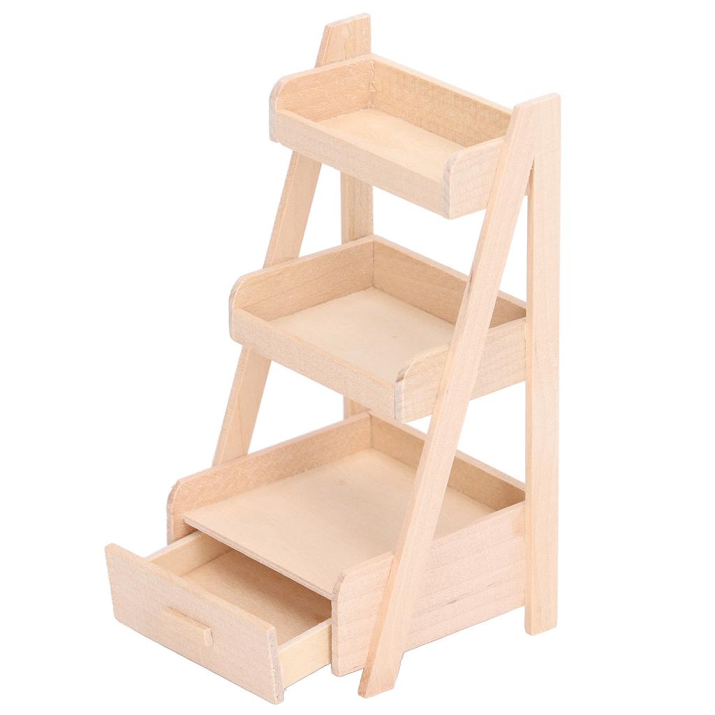 Puppenhaus Holz Blumenständer 1:12 Simulationslebensszene Lebendig Zart Dreischichtiges Design