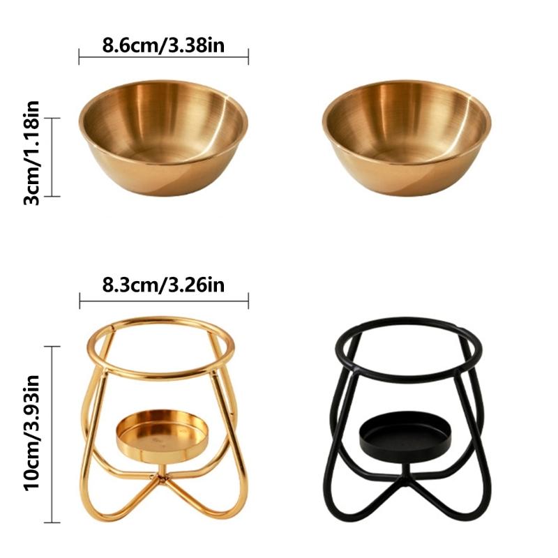 Waxes Melt Burners Essential Oil Burners,Metal Oil Burners Tealight Waxes Warmers Aromatherapys Holder Candle Scented Diffuser