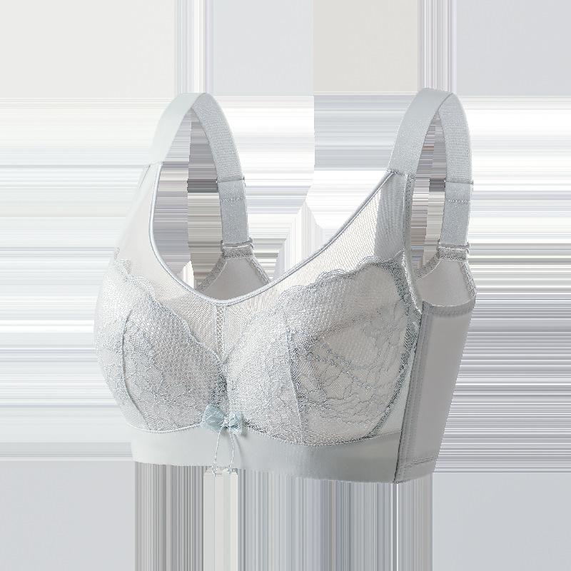 

Бюстгальтер большого размера с эффектом пуш-ап для женщин, ультратонкий бюстгальтер с полной чашкой, сбор груди, против обвисания 44/100D