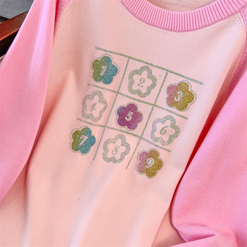 Plus Size Women's Loose Round Neck Pullover Sweater, Bust 150/160, Knit Style, 200/300 Jin (Model 350-8073)