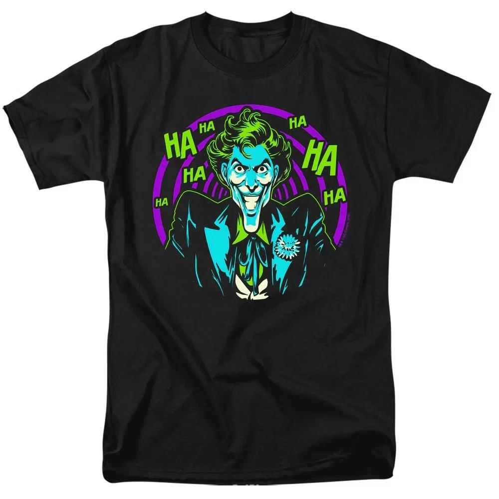 Comics Joker Hahaha Black TShirt S
