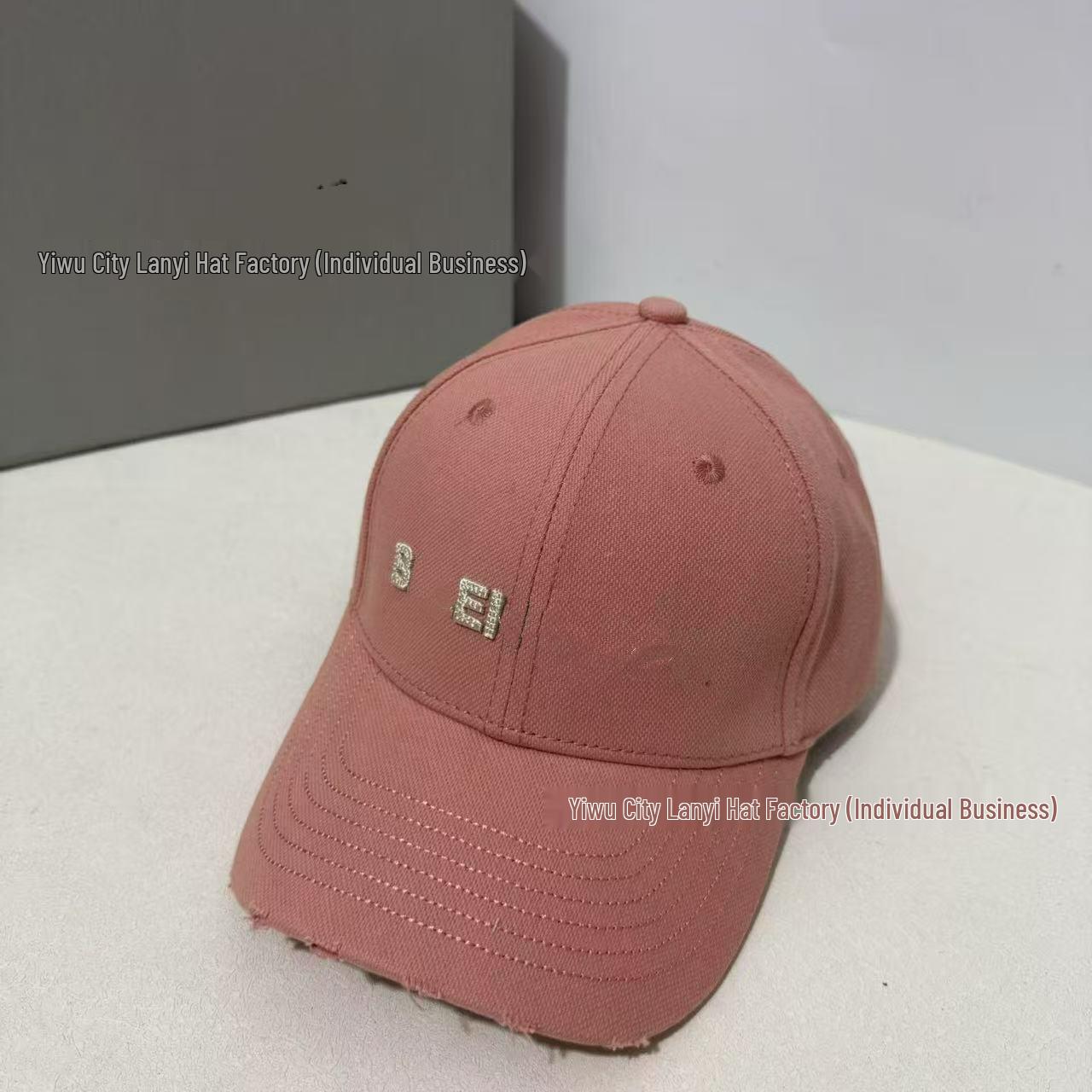 

Унисекс Солнцезащитная Шляпа-Утка в Корейском Стиле - Вышитая, Модная, Стройнящая Adjustable розовый