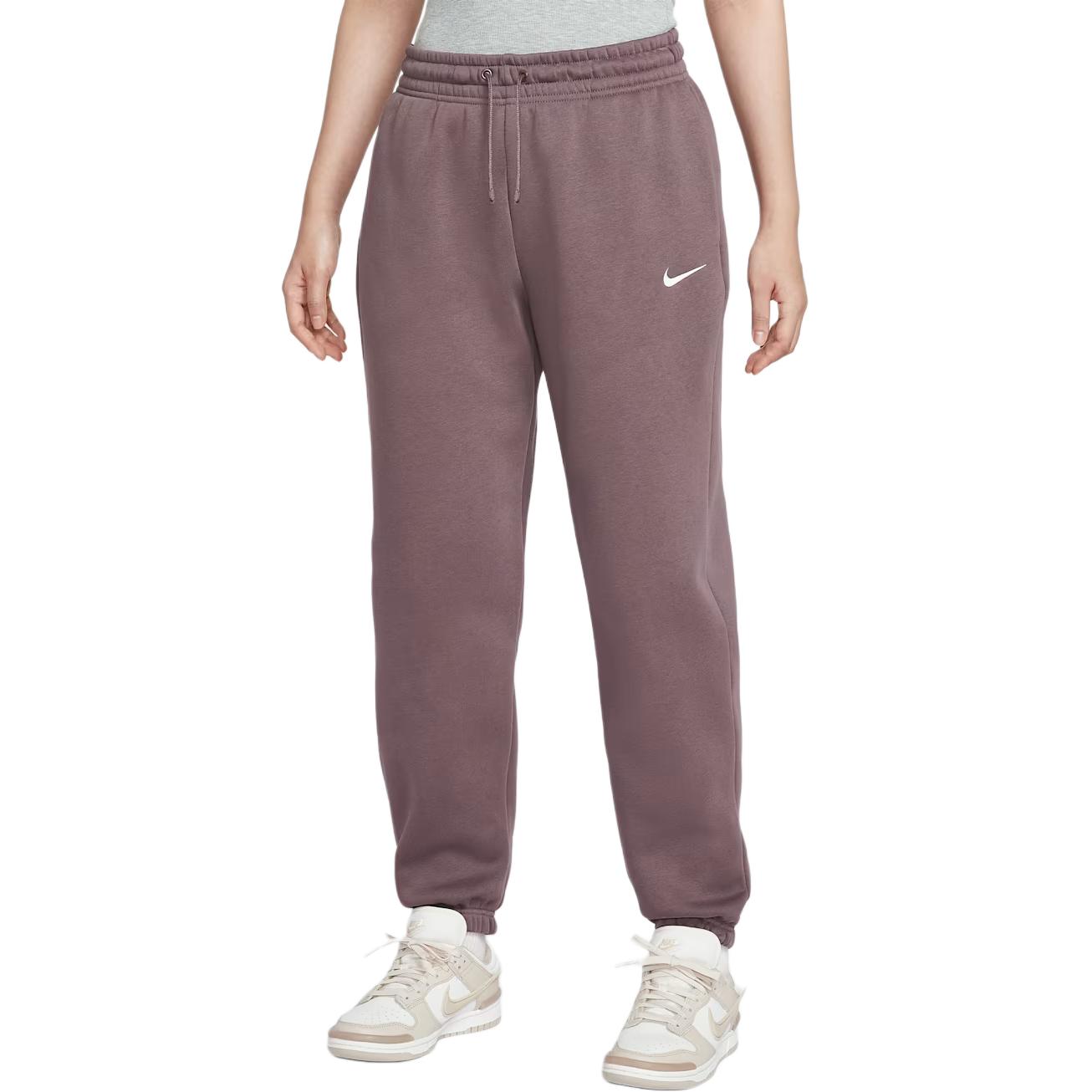 

Nike Спортивные штаны Phoenix Fleece с высокой талией, свободного кроя, на кулиске, с манжетами, вязаные джоггеры, женские брюки FZ5997-502 XS