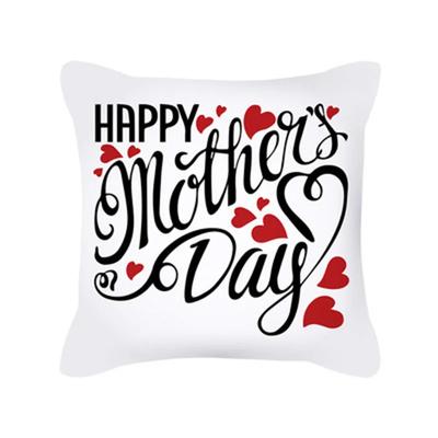 Mother's Day Themed Throw Cushion Cover Soft Pillow Case Living Room Sofa Decor Home Chair Car Bedroom Decorative Pillowcase