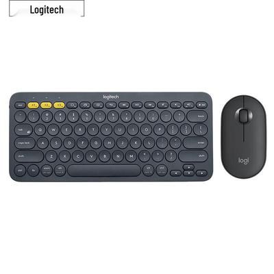 Ensemble clavier sans fil Bluetooth Logitech K380 et souris Pebble