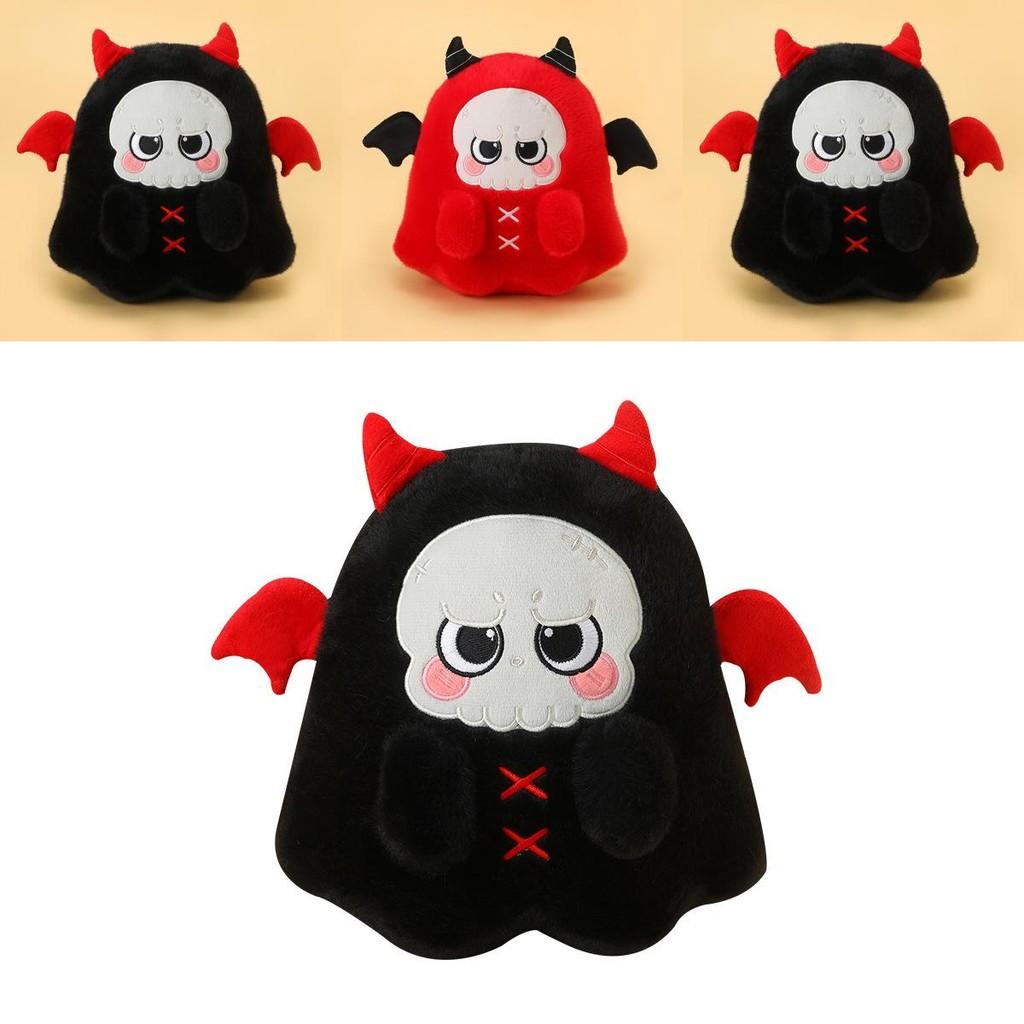 Halloween Schwarz Rot Geist Totenkopf Plüschtier Kissen Für Party Und Kinder