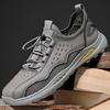 Fashion Summer Band Outdoor Mesh Shoes Quality Leather Men Casual Shoes Outdoor Breathable Flats Sneakers Male Comfortable Walking Shoes
