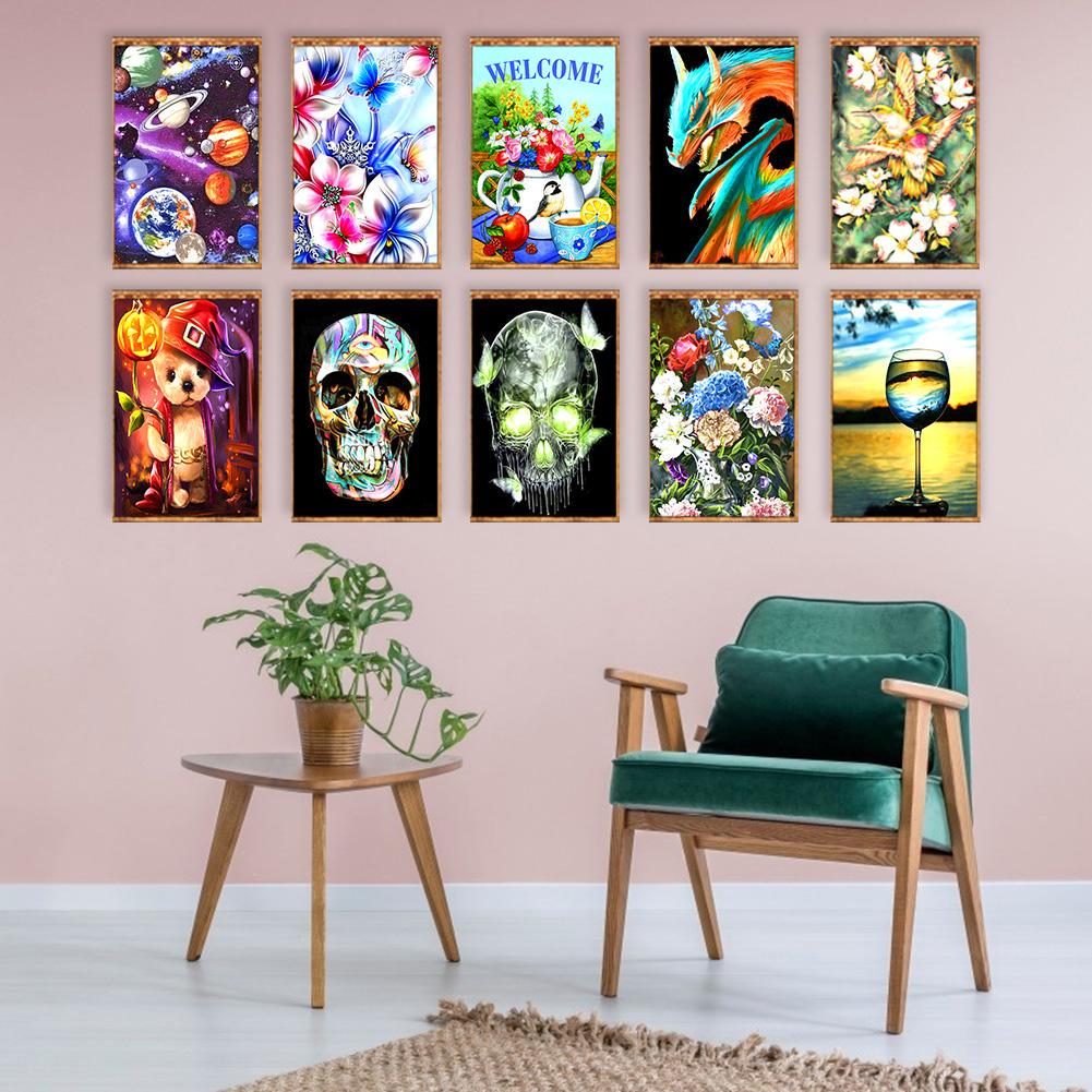 Buy 5D DIY Full Drill Diamond Painting Cross Stitch Embroidery Home Art ...