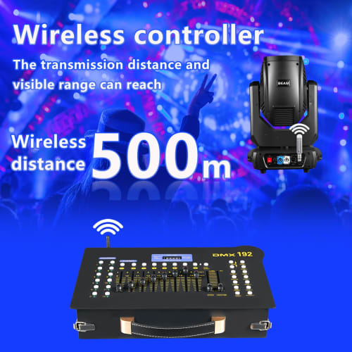 Daconovo Portable DMX 192 Controller Console for Stage Party Bar Lighting Show