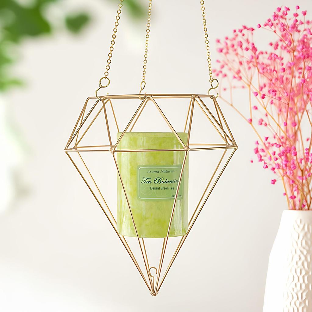 Nordic Geometric Iron Wall Hanging Flower Stand