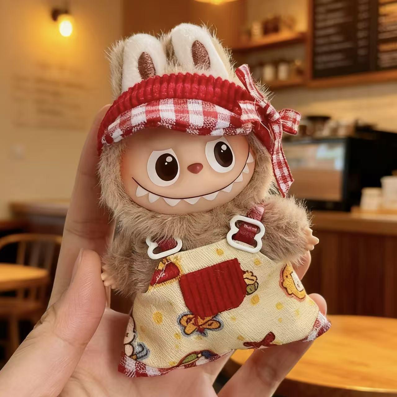 Applicable Clothes for Labubu 4.0 Plush Doll - Cute Changeable Outfits for Dressing Up