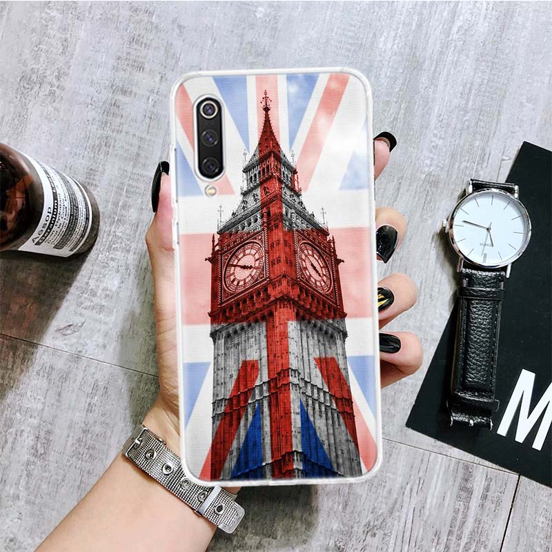 

Чехол для телефона с флагом Лондона, Великобритании и Англии для Xiaomi Redmi Note 10 9 8 11 Pro 11T 11S 10S 9S 9A 9C 9T 8T 8A 7 7A 5 Art Redmi Note 10 5G