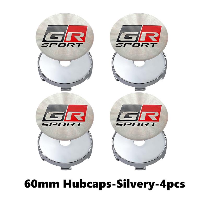 

4pcs/set 3D Car Wheel Center Hub Caps Sticker Auto Emblem Wheel Center Cap For Toyota GRsport Yaris Corolla Rav4 CHR Auris