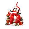 Weihnachtsbrief 2D Acryl Hängeornament, Weihnachtsdekoration für Baum und Zuhause