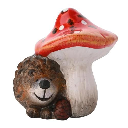Country Living Hedgehog & Toadstool Ornament