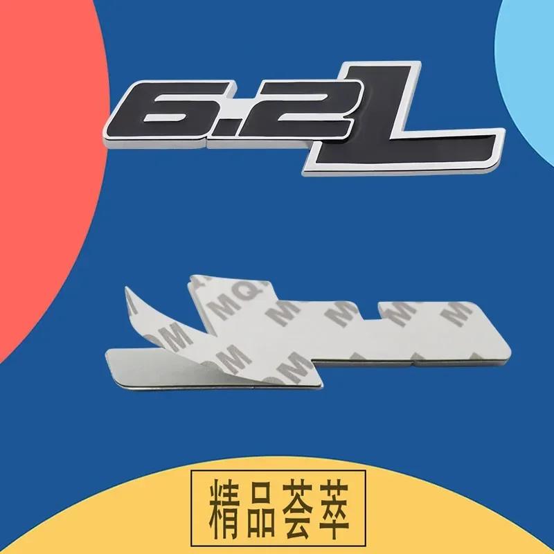 ABBU1 3D Premium 6.2 L 6.2L car Hood Fender trunk Rear Bonnet Nameplate Decal Emblem Badge Sticker