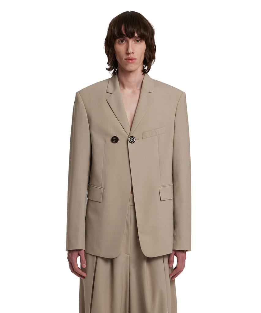 Trunk Project Double-Breasted Blazer_Beige