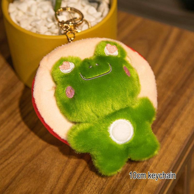 

1 шт. Мягкая лягушка, плюшевая игрушка, кавайные животные, красная шляпа с грибом, лягушки, кукла-успокоитель для малышей, одиночная собачка, подарок на день рождения для детей и мальчиков see choose option