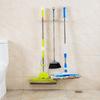 Non-marking Mop Clamps No-punch Hanging Broomstick Racks Hooks Card Holder Strong Non-marking Bathroom Wall Mounted Shelf