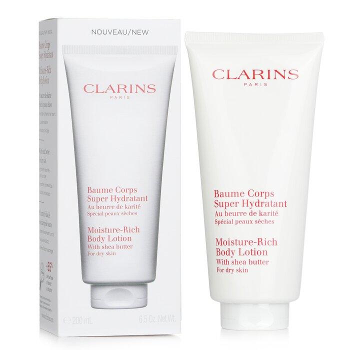 CLARINS Moisture Rich Body Lotion with Shea Butter - For Dry Skin